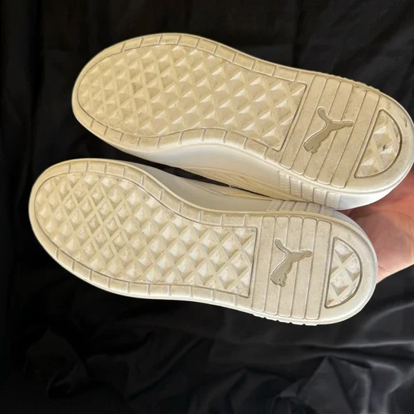 PUMA Women's Classic White Sneakers - Picture 7 of 8